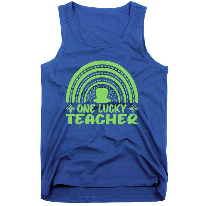 One Lucky Teacher St Patrick's Day Funny For Teacher Gift Tank Top