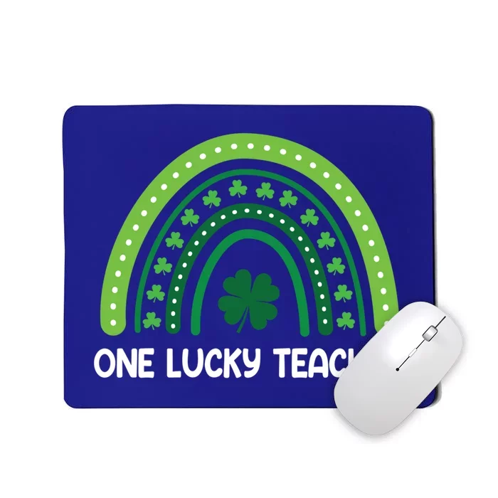 One Lucky Teacher Rainbow St Patrick’s Day Appreciation Meaningful Gift Mousepad