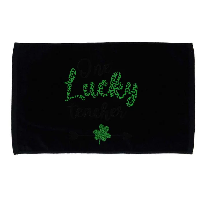 One Lucky Teacher St Patricks Day Gift For Teachers Microfiber Hand Towel