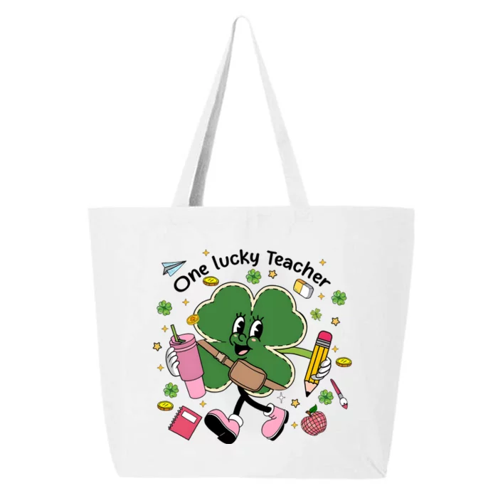 One Lucky Teacher St PatrickS Day 25L Jumbo Tote