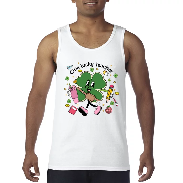 One Lucky Teacher St PatrickS Day Tank Top