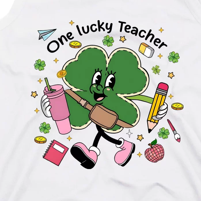 One Lucky Teacher St PatrickS Day Tank Top