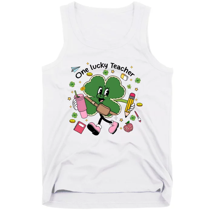 One Lucky Teacher St PatrickS Day Tank Top