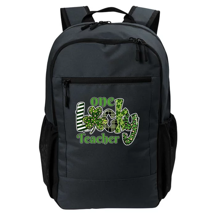 One Lucky Teacher Gift School Teachers Gift St Patricks Day Cute Gift Daily Commute Backpack