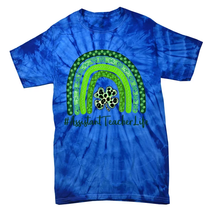 One Lucky Teacher St Patrick's Day Assistant Teacher For The Gift Tie-Dye T-Shirt