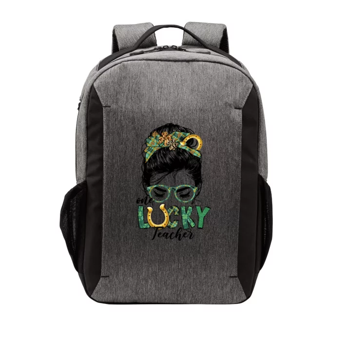 One Lucky Teacher St Patrick's Day Vector Backpack