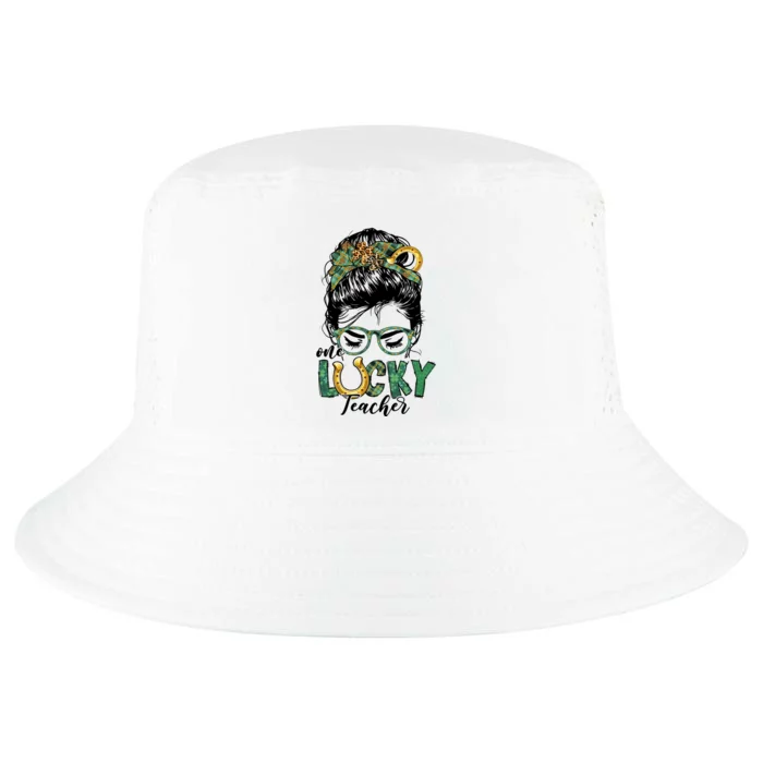 One Lucky Teacher St Patrick's Day Cool Comfort Performance Bucket Hat