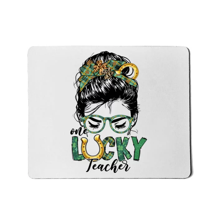 One Lucky Teacher St Patrick's Day Mousepad