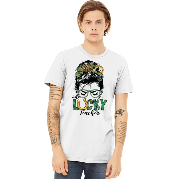 One Lucky Teacher St Patrick's Day Premium T-Shirt