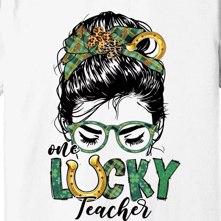 One Lucky Teacher St Patrick's Day Premium T-Shirt