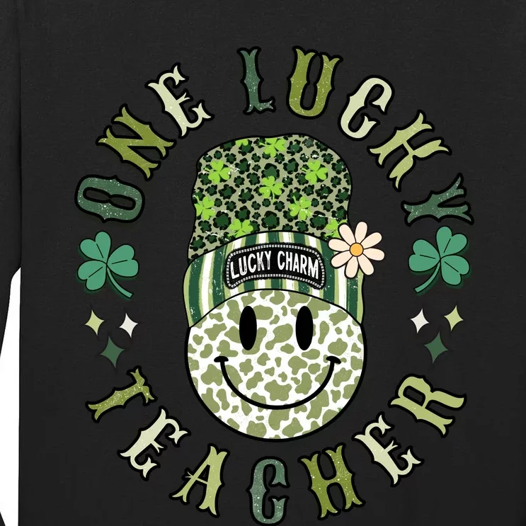 One Lucky Teacher St Patricks Day Tall Long Sleeve T-Shirt