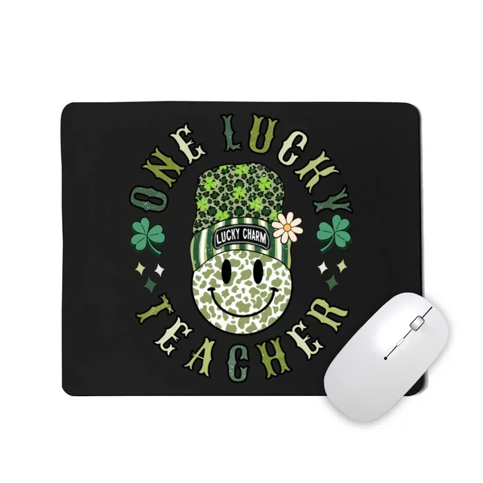 One Lucky Teacher St Patricks Day Mousepad