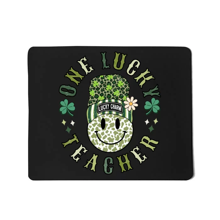 One Lucky Teacher St Patricks Day Mousepad