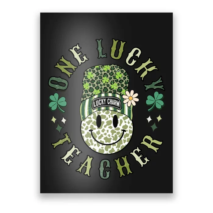 One Lucky Teacher St Patricks Day Poster