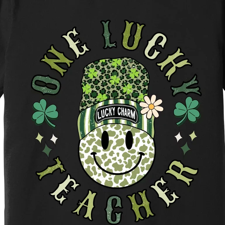 One Lucky Teacher St Patricks Day Premium T-Shirt