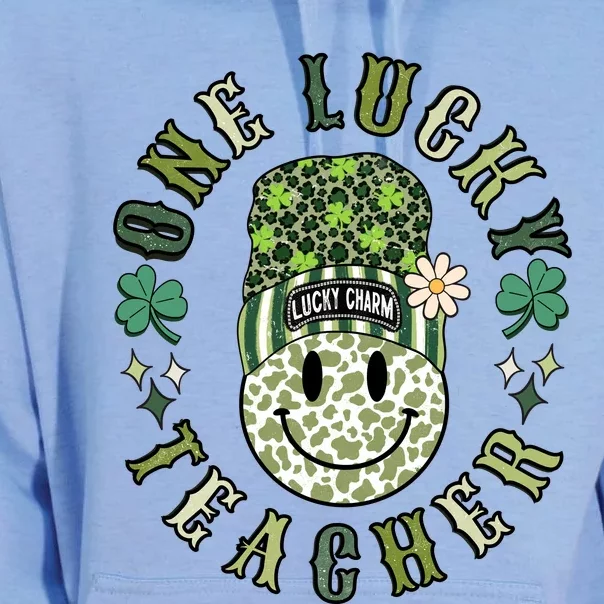 One Lucky Teacher St Patricks Day Unisex Surf Hoodie