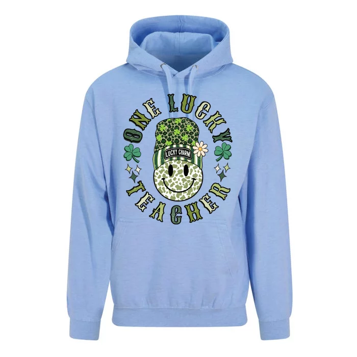 One Lucky Teacher St Patricks Day Unisex Surf Hoodie