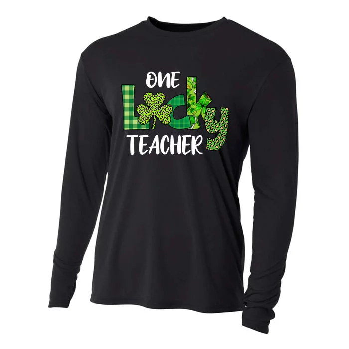 One Lucky Teacher St Cooling Performance Long Sleeve Crew