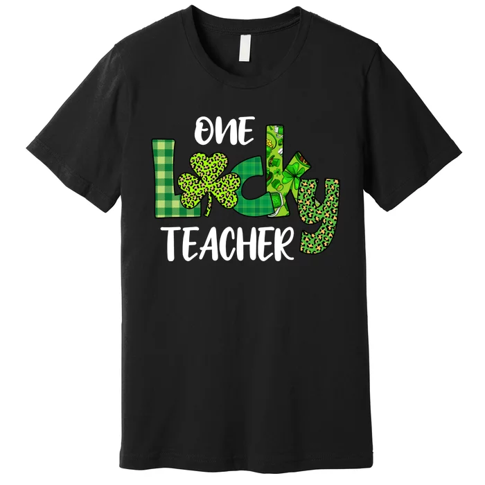 One Lucky Teacher St Premium T-Shirt