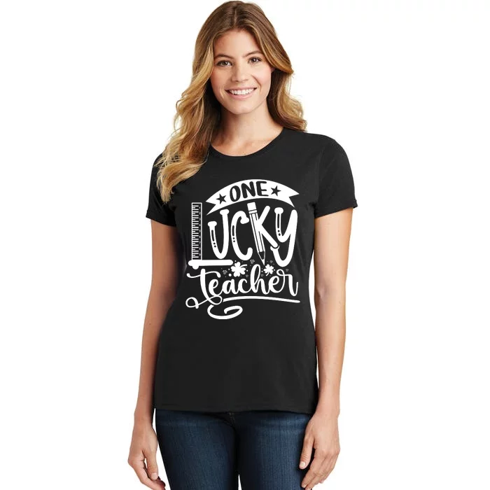 One Lucky Teacher_ St Women's T-Shirt