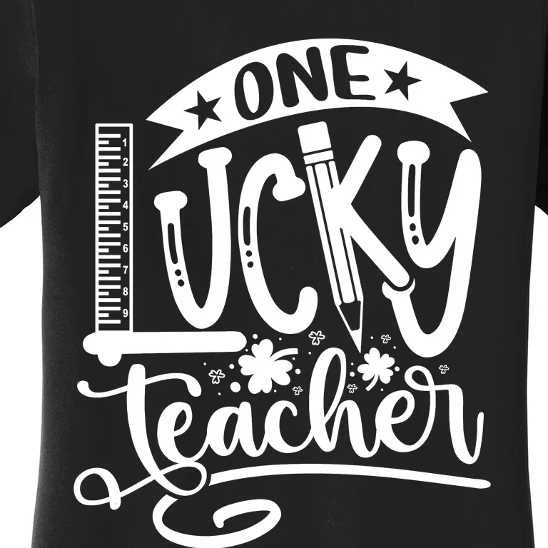 One Lucky Teacher_ St Women's T-Shirt