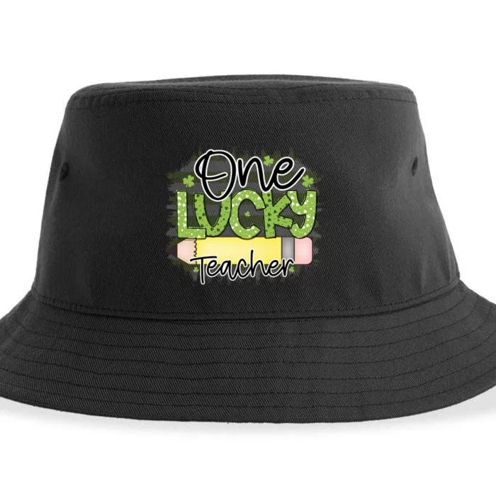 One Lucky Teacher Main File Sustainable Bucket Hat