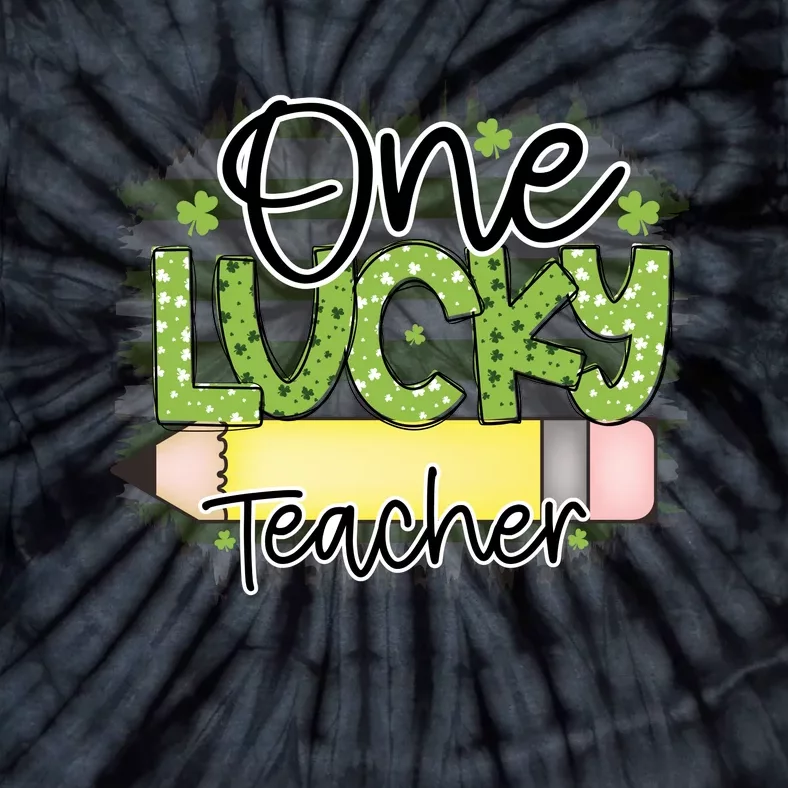 One Lucky Teacher Main File Tie-Dye T-Shirt