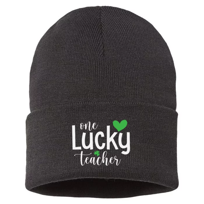 One Lucky Teacher Sustainable Knit Beanie