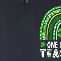 One Lucky Teacher Rainbow St Patrick’S Day Softstyle Adult Sport Polo