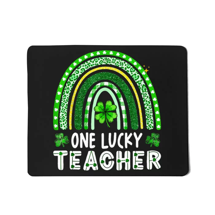 One Lucky Teacher Rainbow St Patrick’S Day Mousepad