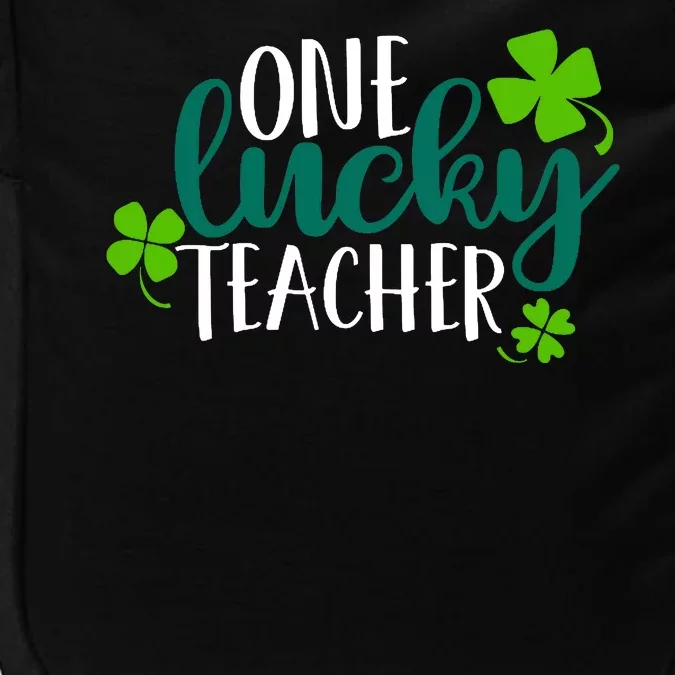 One Lucky Teacher St Patrick's Day Impact Tech Backpack