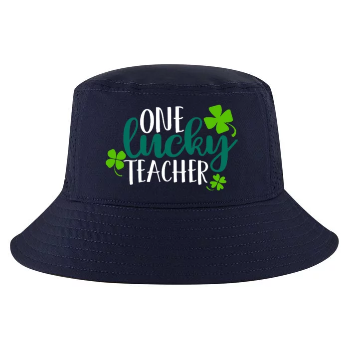 One Lucky Teacher St Patrick's Day Cool Comfort Performance Bucket Hat