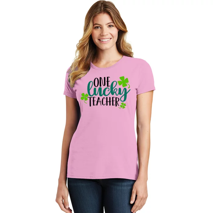 One Lucky Teacher St Patrick's Day Women's T-Shirt