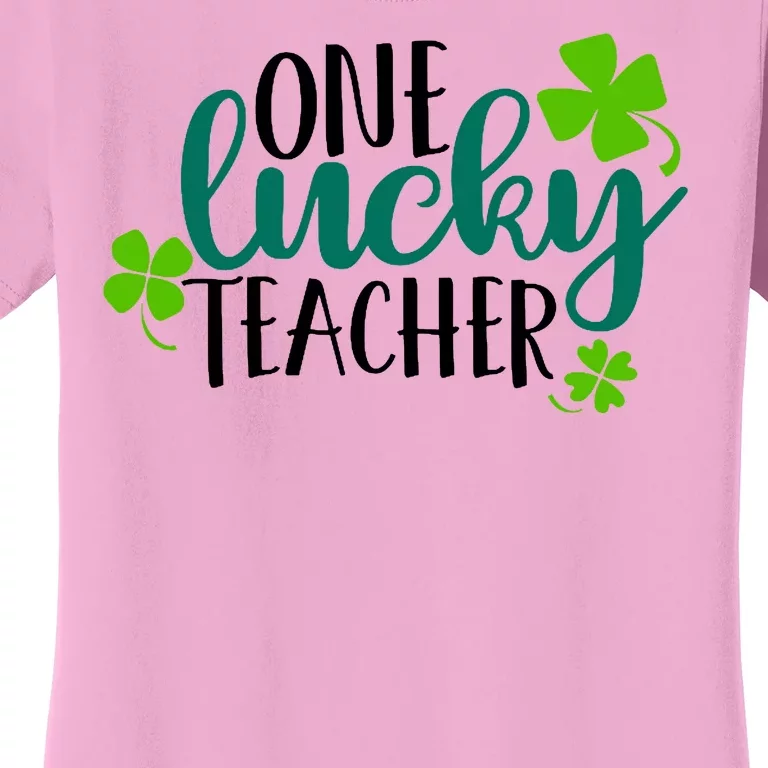 One Lucky Teacher St Patrick's Day Women's T-Shirt