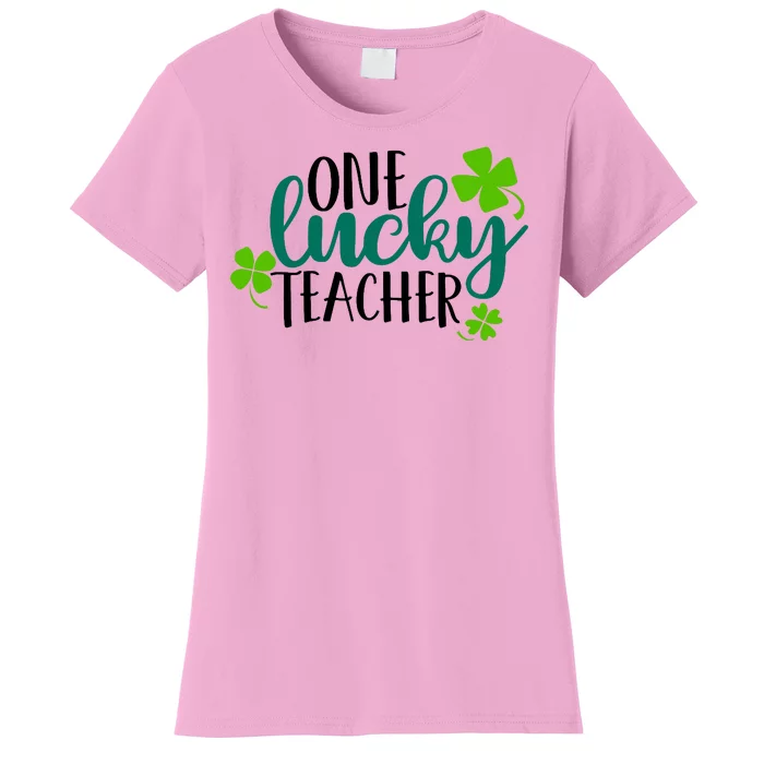 One Lucky Teacher St Patrick's Day Women's T-Shirt