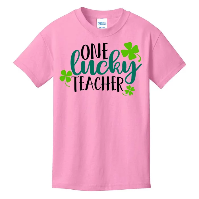 One Lucky Teacher St Patrick's Day Kids T-Shirt