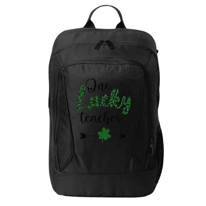 One Lucky Teacher St Patricks Day Gift For Teachers City Backpack