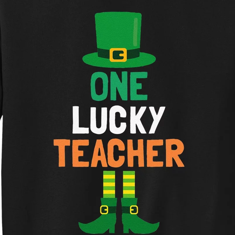 One Lucky Teacher St Patricks Day Teaching Sweatshirt