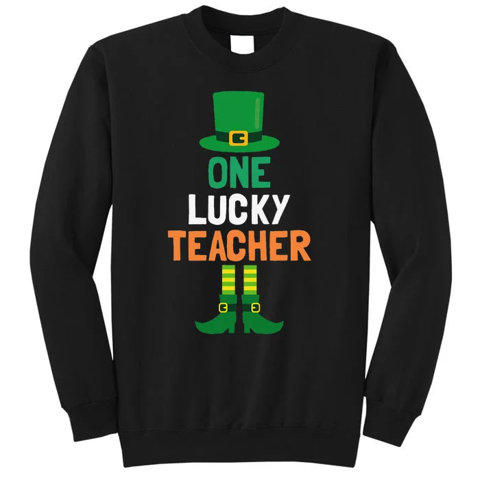 One Lucky Teacher St Patricks Day Teaching Sweatshirt