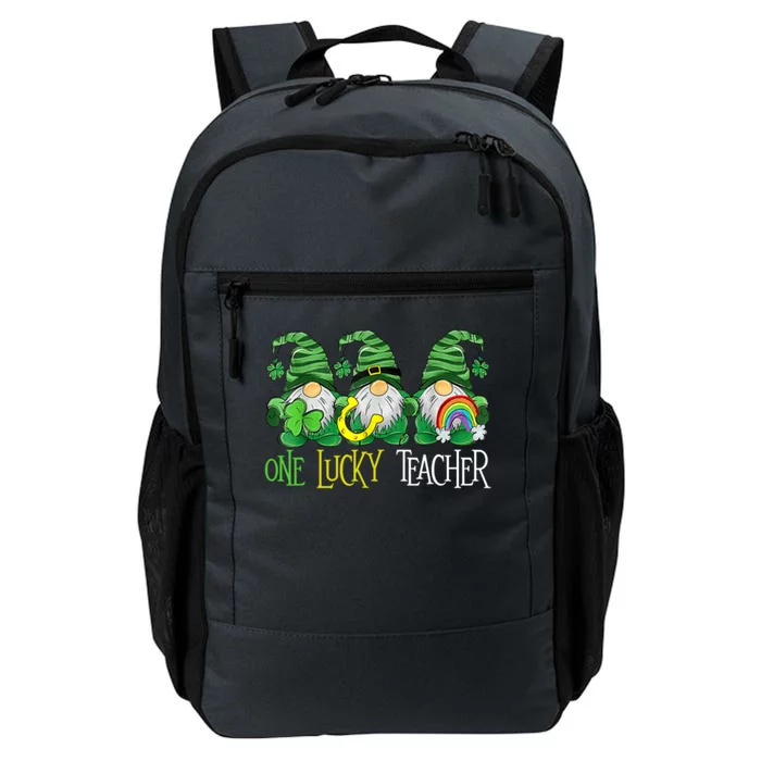 One Lucky Teacher Gnome St Patrick's Day Daily Commute Backpack