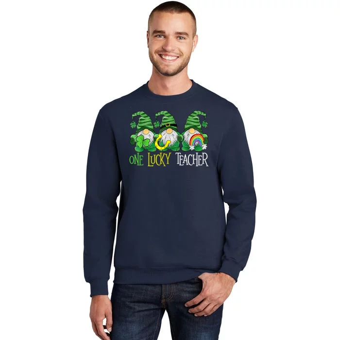 One Lucky Teacher Gnome St Patrick's Day Sweatshirt