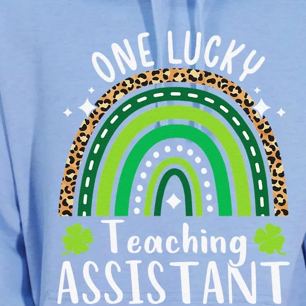 One Lucky Teaching Assistant St Patricks Day Unisex Surf Hoodie