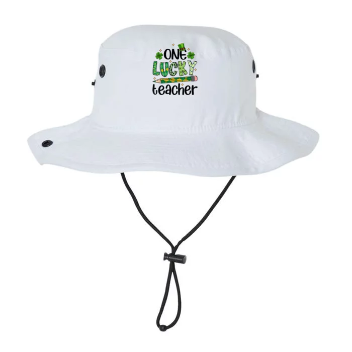 One Lucky Teacher St. Patrick S Day Irish Teacher Shamrock Legacy Cool Fit Booney Bucket Hat