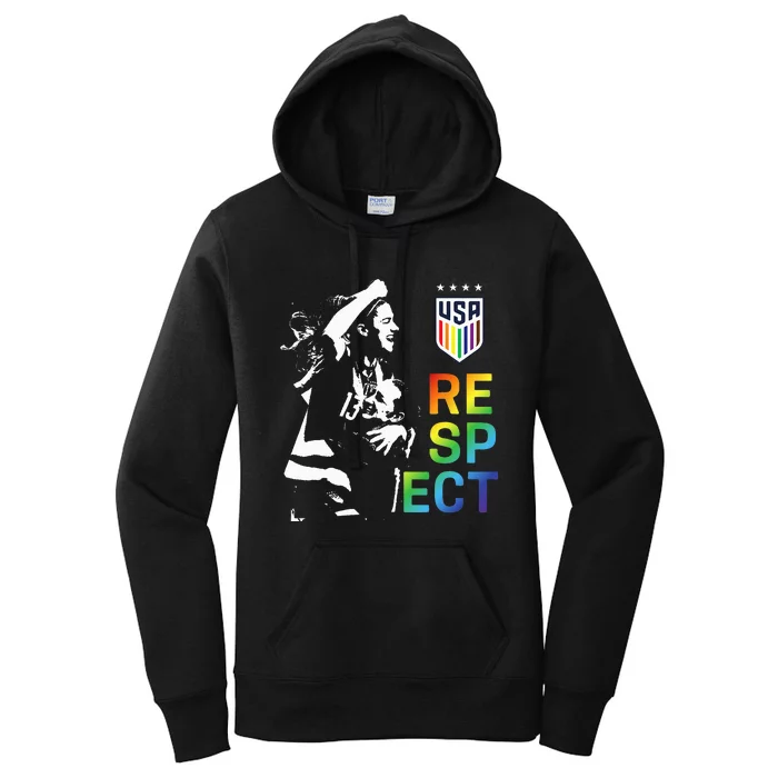 Officially Licensed U.S. Soccer USWNT Respect Pride Women's Pullover Hoodie