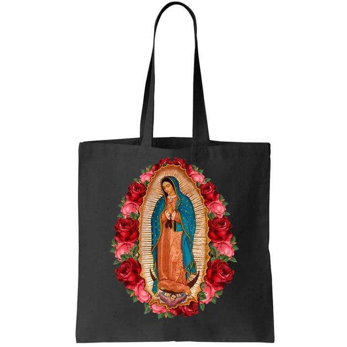 Our Lady Virgen De Guadalupe Virgin Mary Gracias Madre Tote Bag