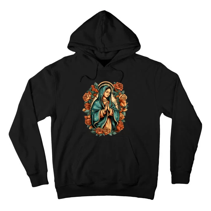 Our Lady Virgen De Guadalupe Virgin Mary Catholic Saint Art Tall Hoodie