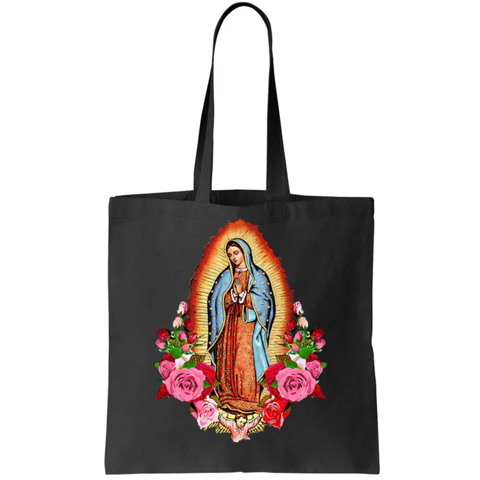 Our Lady Virgen De Guadalupe Virgin Mary Gracias Madre Mía Tote Bag