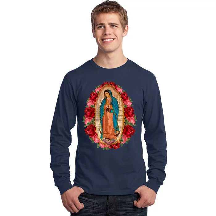 Our Lady Virgen De Guadalupe Virgin Mary Gracias Madre Tall Long Sleeve T-Shirt