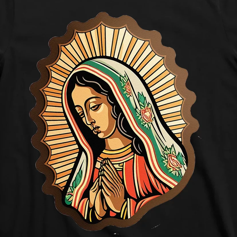 Our Lady Virgen De Guadalupe Mexico Religious T-Shirt