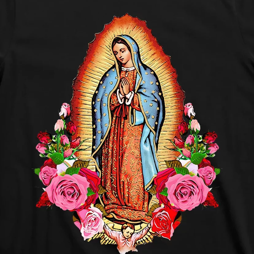 Our Lady Virgen De Guadalupe Virgin Mary Gracias Madre Mía T-Shirt